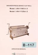 Birmingham-Import-Birmingham Import Model W2, Pan and Box Brake, Assembly and Operations Manual-W2.5x2040A-W2.Ox2040A-W2.OX2540A-W2.OX3050A-W25x2540A-05